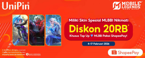 Miliki Skin Terbaru Aurora, Karina, dan Thamuz! Top Up Pakai ShopeePay Diskon 20Ribu!